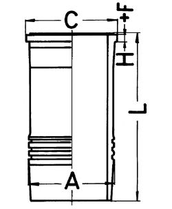 Артикул: 89826110, Гильза Volvo D9A