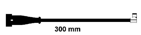 Артикул: FWI305, Датчик износа колодок комплект L=300 Iveco Daily 2006->