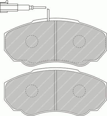 Артикул: FVR1478, Колодки тормозные Citroen Jumper/Peugeot Boxer