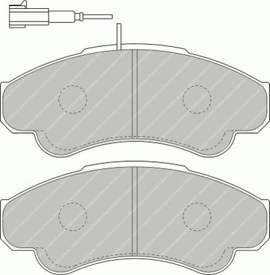 Артикул: FVR1479, Колодки тормозные FIAT/PSA BOXER/DUCATO/JUMPER (230&244)