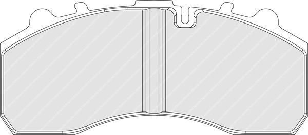 Артикул: FCV1914FE, Колодки тормозные без рмк и пружин 29196 Iveco EuroCargo/EuroStar/EuroTech/Trakker
