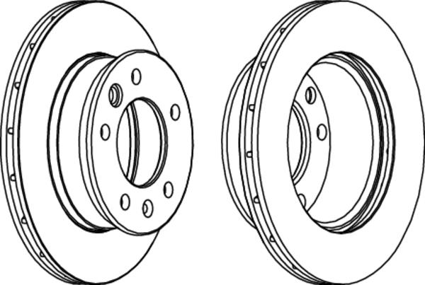 Артикул: FCR228A, Диск тормозной MB Sprinter, VW