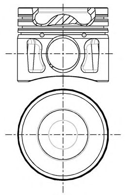 Артикул: 8742770030, Поршень комплект PSA/Ford 2.2D 4HV