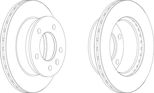 Артикул: FCR153A, Диск тормозной MB Sprinter, VW