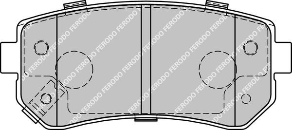 Артикул: FDB1956, Колодки тормозные KIA RIO 1.4L/1.6L