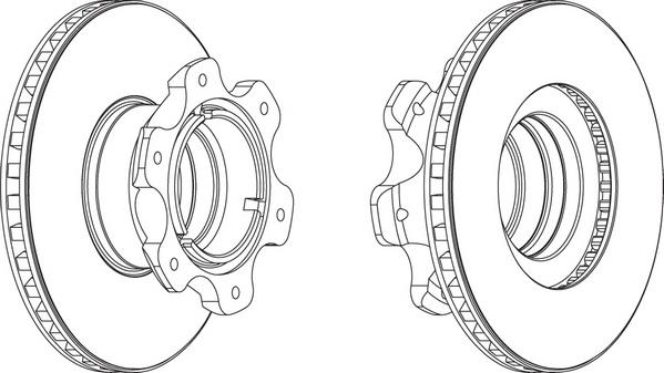 Артикул: FCR209A, Диск тормозной MB Vario