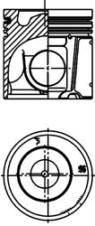 Артикул: 40908600, Поршень комплект Deutz BFM1013FC Euro3