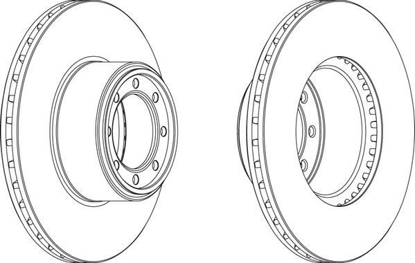 Артикул: FCR320A, Диск тормозной Iveco Daily 35C... без ABS