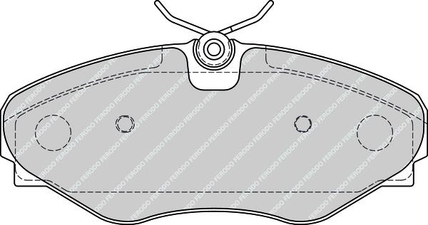 Артикул: FDB4176, Колодки тормозные передние Renault, Fiat, Opel, Nissan