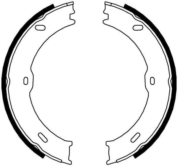 Артикул: FSB4001, Колодки тормозные барабанные