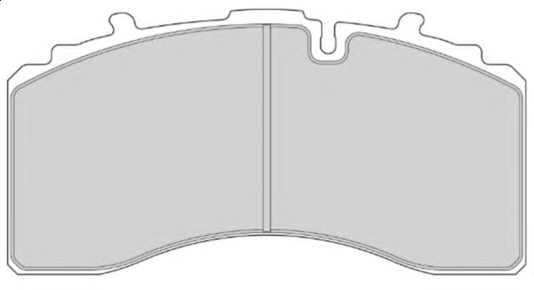 Артикул: 2919430004152004, Колодки тормозные с рмк 29194 SAF, Schmitz