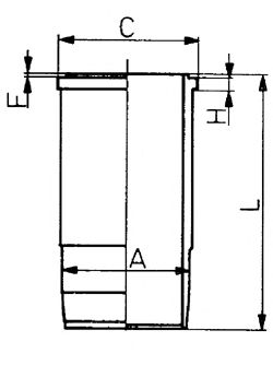 Артикул: 89443110, Гильза Deutz 1015